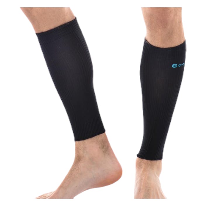 Compression Calf Sleeve Black, Unisex, varusteet, Suojaus, Juoksu, Musta, 40-45