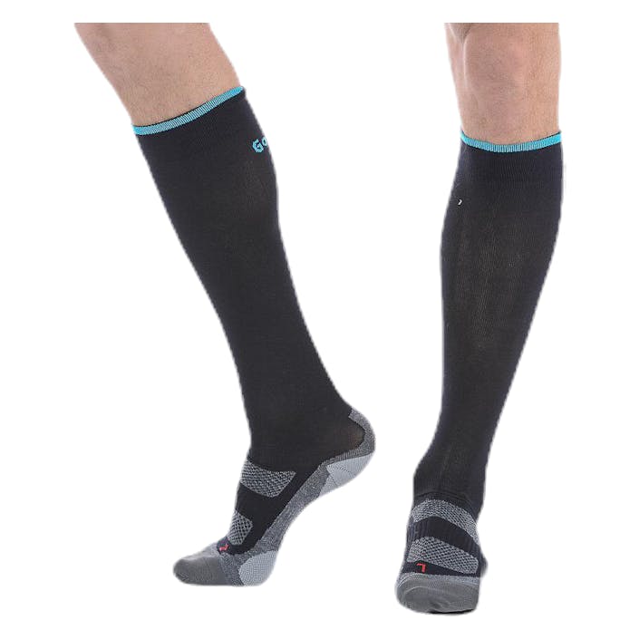 Compression Superior Black, Unisex, Odzież, Skarpety, Bieganie, Czarny, 40-45