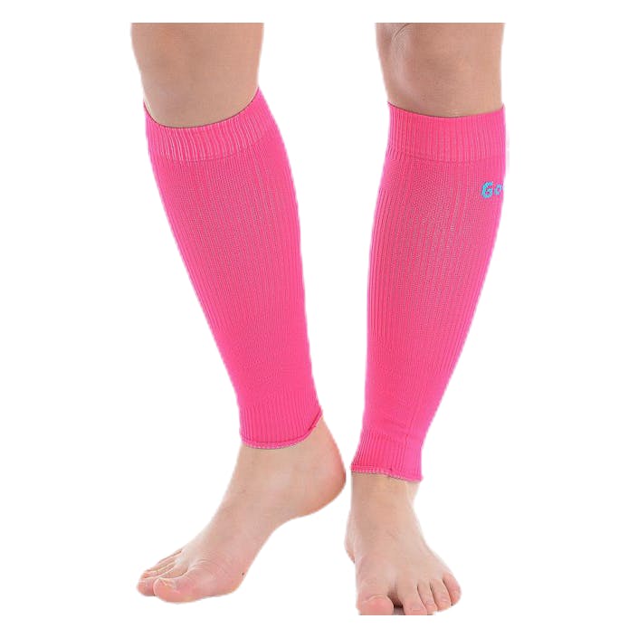 Compression Calf Sleeve Pink, Unisex, Utrustning, Skydd, Löpning, Rosa, 33-39