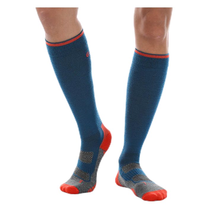Compression Wool Blue, Unisex, Klær, Sokker, Løping, Blå, 40-45