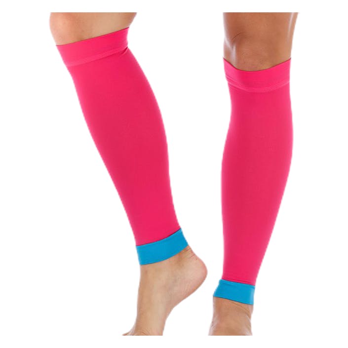 Compression Calf Sleeves Superior Pink, Unisex, Utrustning, Skydd, Löpning, Rosa, L