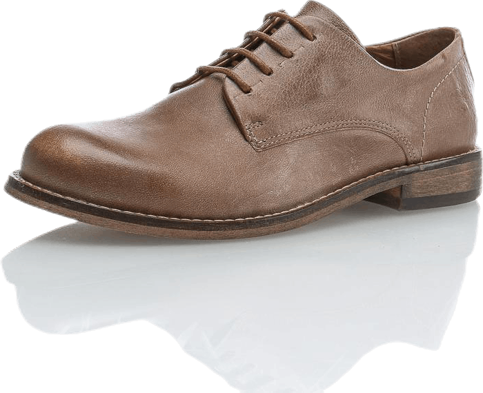 Old Tom W Leather Shoe Beige