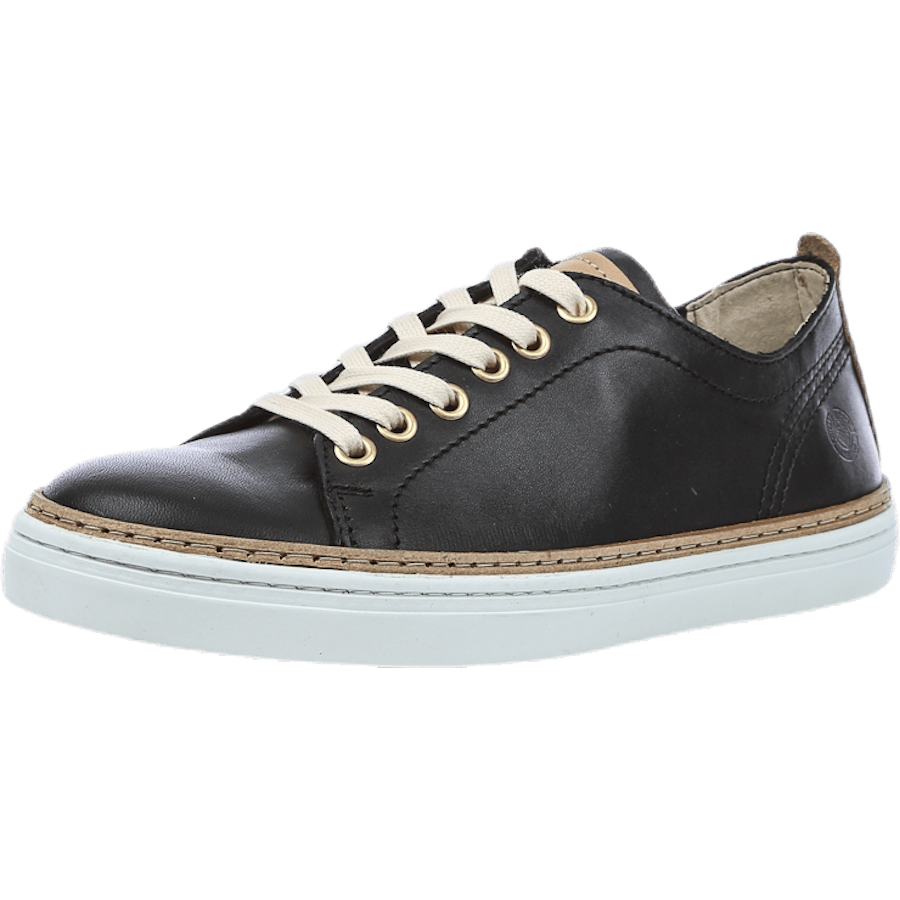 Silvermine Low Leather Black