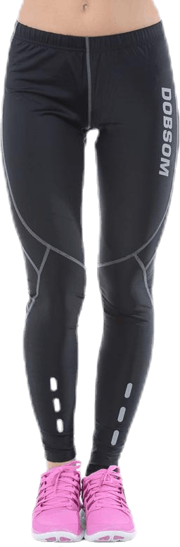 Bilbao Long Tights Black, Female, Apparels, Leggings, Workout, Black, 40