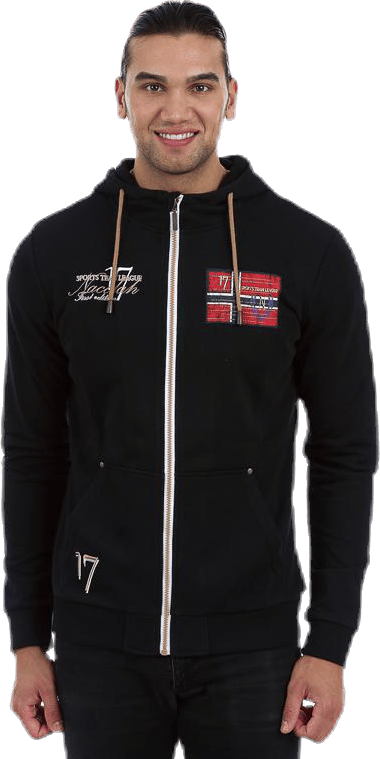 Oslo Hood Black, Male, Apparels, Shirts, Black, XL