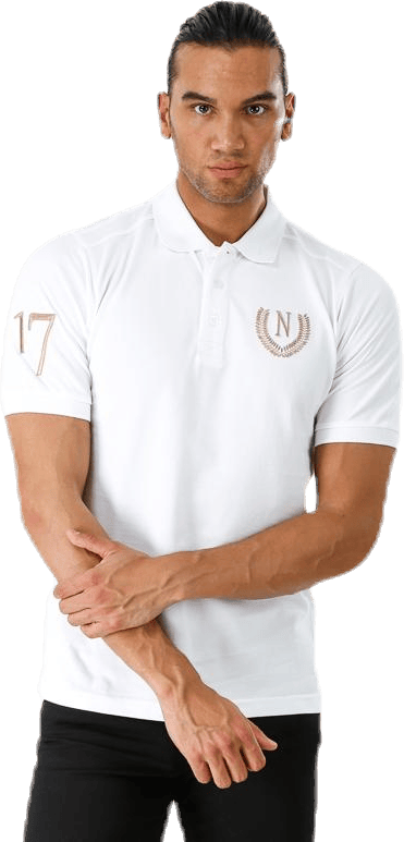 Laurel 17 Polo White, Male, Abbigliamento, Maglietta, Bianca, XXL