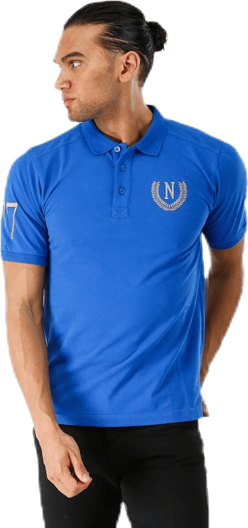 Laurel 17 Polo Blue, Male, Apparels, T-shirt, Blue, XXXL