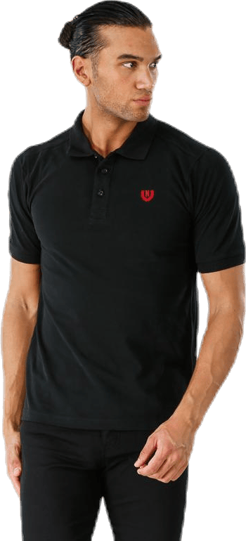 Small Laurel Polo Black, Male, Apparels, T-shirt, Black, XXXL