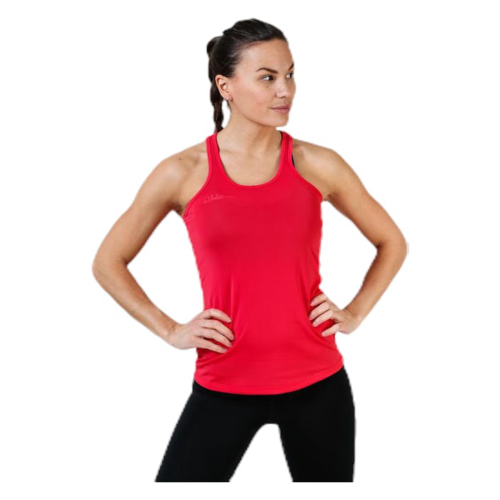 Titanium Singlet Red, Female, Vêtements, Tops, Courses, Rouge, 46