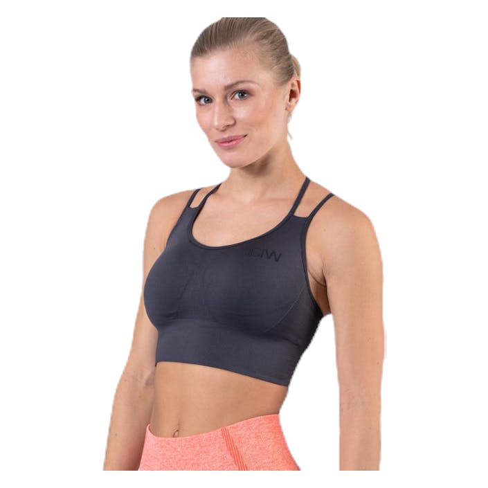 Define Seamless Sport Bra Grey, Female, Vêtements, Soutien-gorge de sport, Courses, Gris, XS