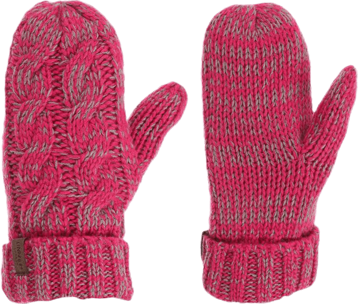 Handlight Reflective Mitten Pink/Grey