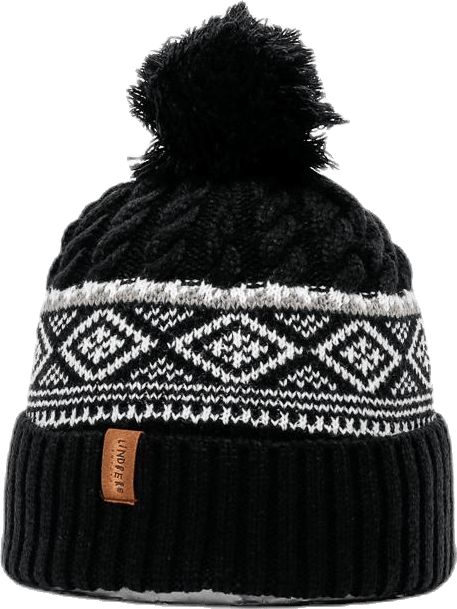Hagfors Retro Hat Black, Unisex, Odzież, czapki i czapki, Czarny, 44-48