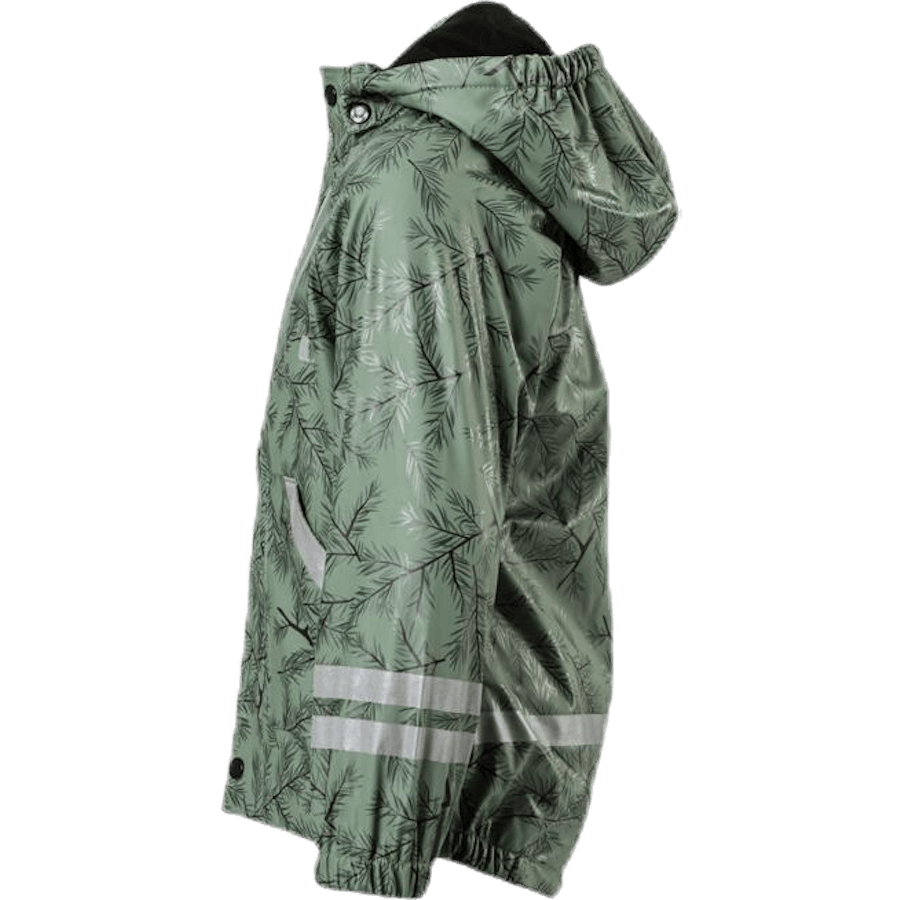 Nordskog Fleece-Lined Rain Set Green - Bild 3