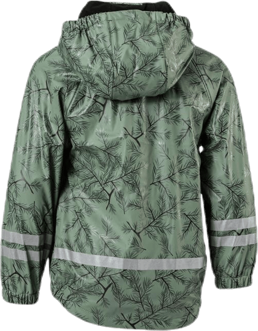 Nordskog Fleece-Lined Rain Set Green - Bild 4