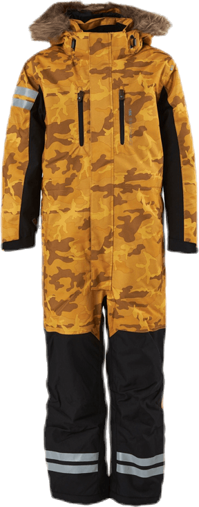 Camo Overall 15 000 mm Patterned/Yellow, Unisex, Apparels, Tracksuits & Overalls, Patterned/Yellow, 130