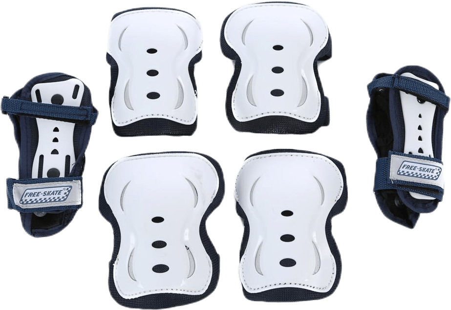 Set SR 3-delar White/Black, Unisex, Equipment, Protective gear, White/Black, XL