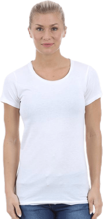 Crew-Neck Relaxed White, Female, Apparels, T-shirt, White, XS