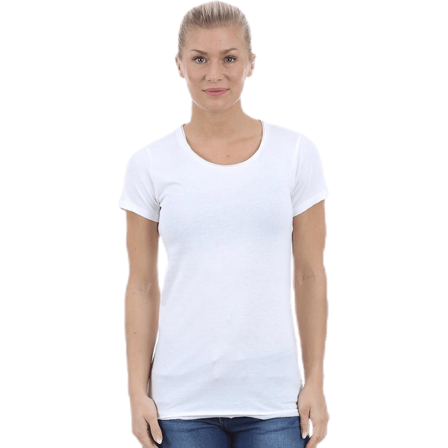 Crew-Neck Relaxed White