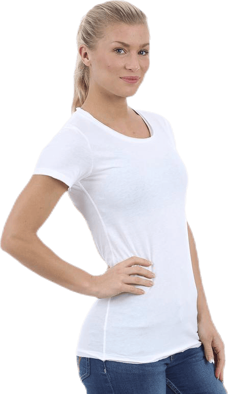 Crew-Neck Relaxed White - Bild 3