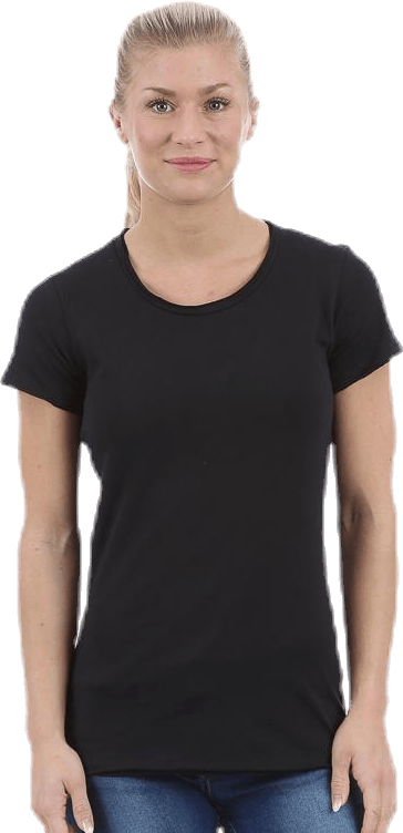 Crew-Neck Relaxed Black