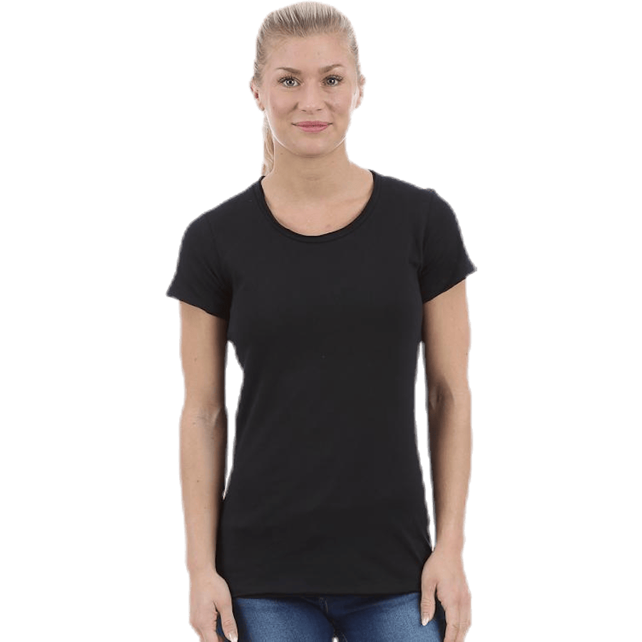 Crew-Neck Relaxed Black