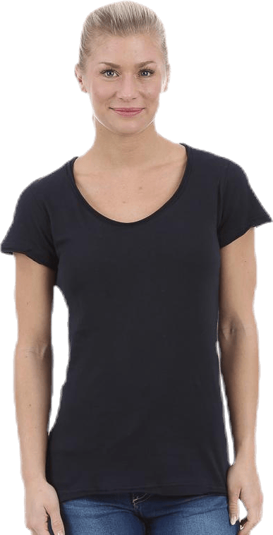 Crew-Neck Relaxed Blue