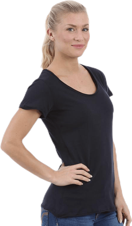 Crew-Neck Relaxed Blue - Bild 3