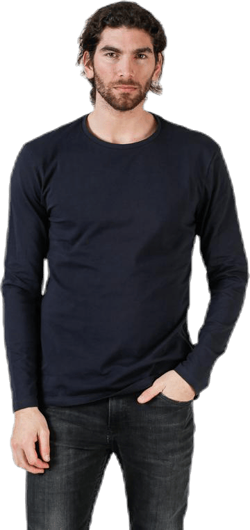 Crew Neck Longsleeve Blue