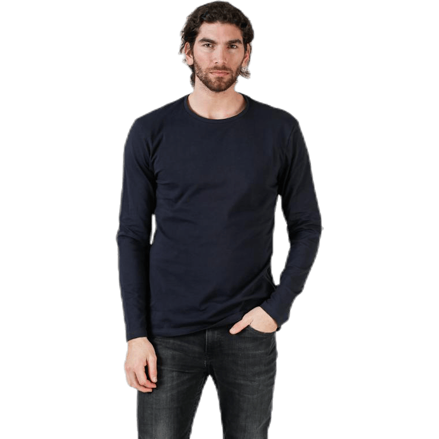 Crew Neck Longsleeve Blue