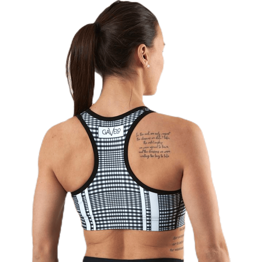 GLNCHCK 1 Sports Bra White/Black - Bild 3