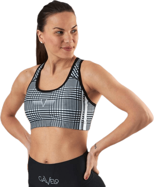 GLNCHCK 1 Sports Bra White/Black - Bild 4
