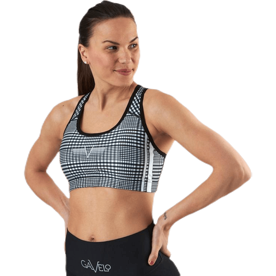 GLNCHCK 1 Sports Bra White/Black - Bild 4