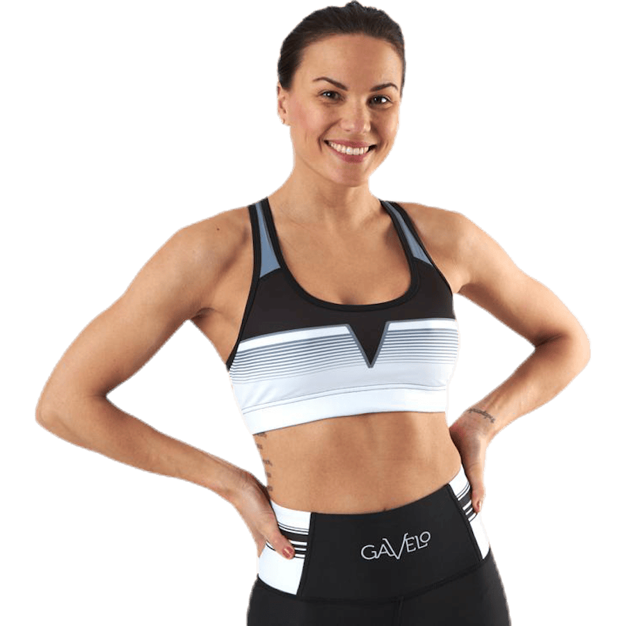 Grand Slam Black Sport Bra White/Black