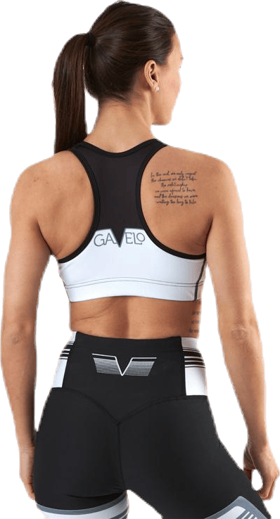 Grand Slam Black Sport Bra White/Black - Bild 3