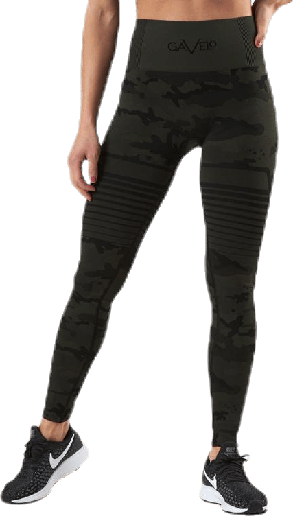 Seamless Camo Leggings Patterned/Black