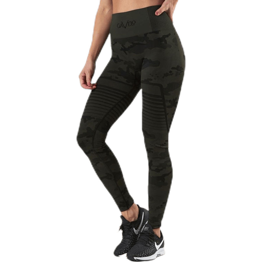 Seamless Camo Leggings Patterned/Black - Bild 4