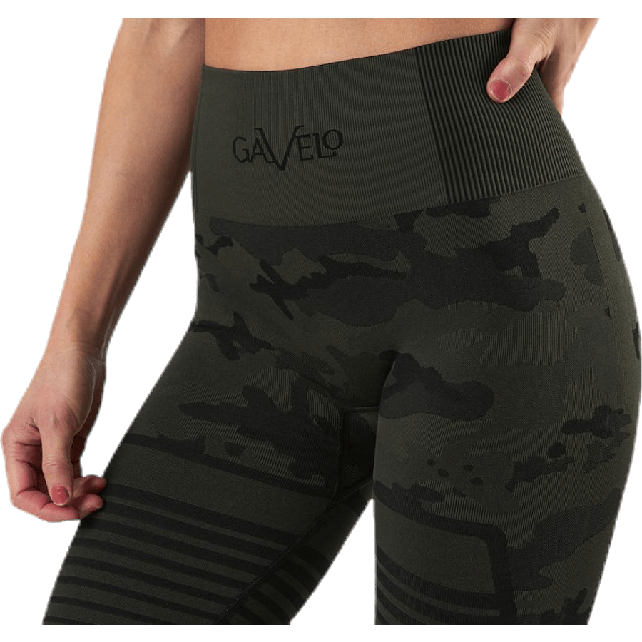 Seamless Camo Leggings Patterned/Black - Bild 5