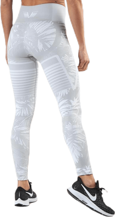 Seamless Floral Leggings Grey - Bild 3