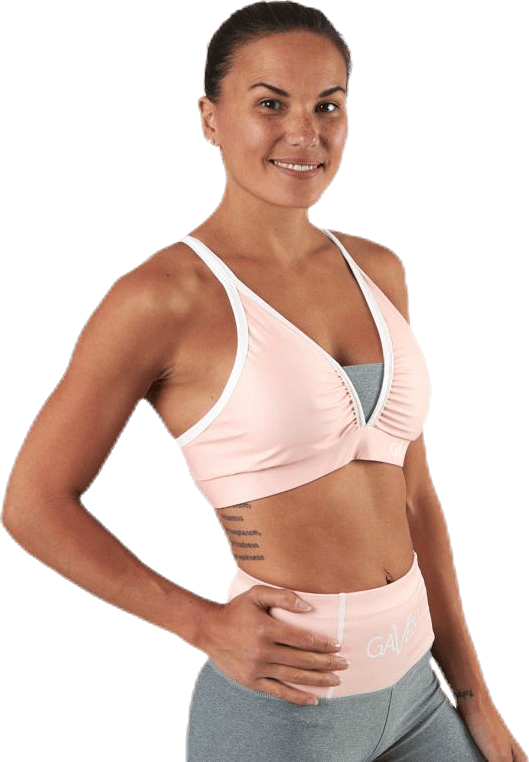 Peach Swirl Sports Bra Orange - Bild 2