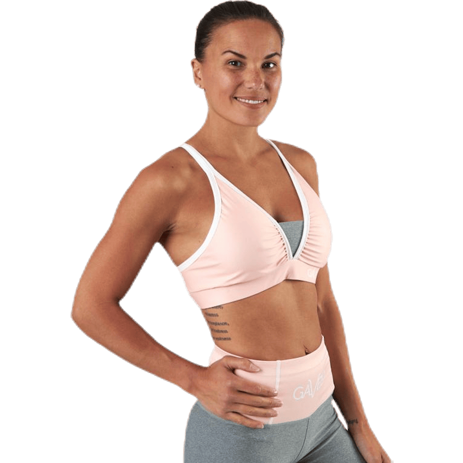 Peach Swirl Sports Bra Orange - Bild 2