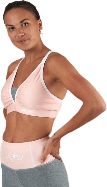 Peach Swirl Sports Bra Orange - Bild 4