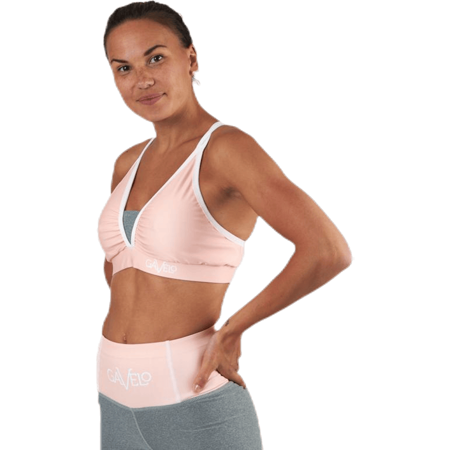 Peach Swirl Sports Bra Orange - Bild 4