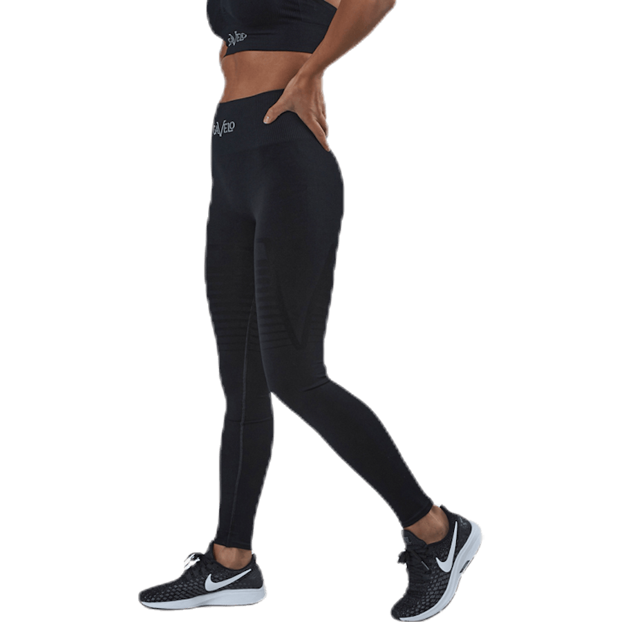Seamless Black Leggings Black - Bild 4