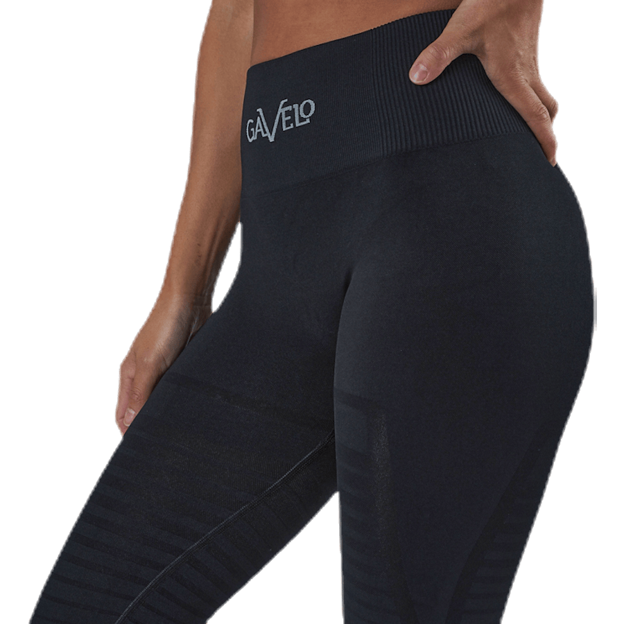 Seamless Black Leggings Black - Bild 5