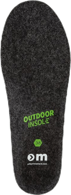 Outdoor Insole Black, Unisex, Ausrüstung, Schuhpflege, Schwarz, EU 46