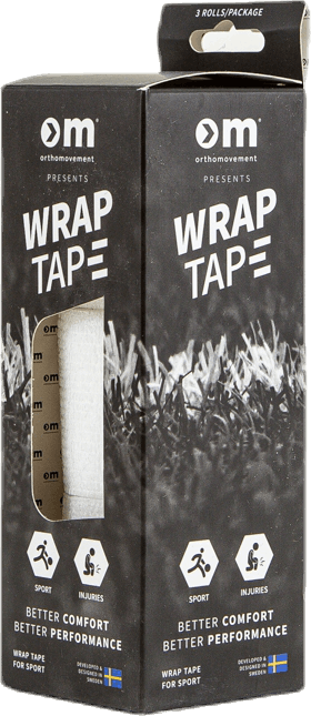 Wrap Tape 5CM/4,5M x3 White, Unisex, varusteet, Suojaus, Juoksu, Valkoinen, ONESIZE