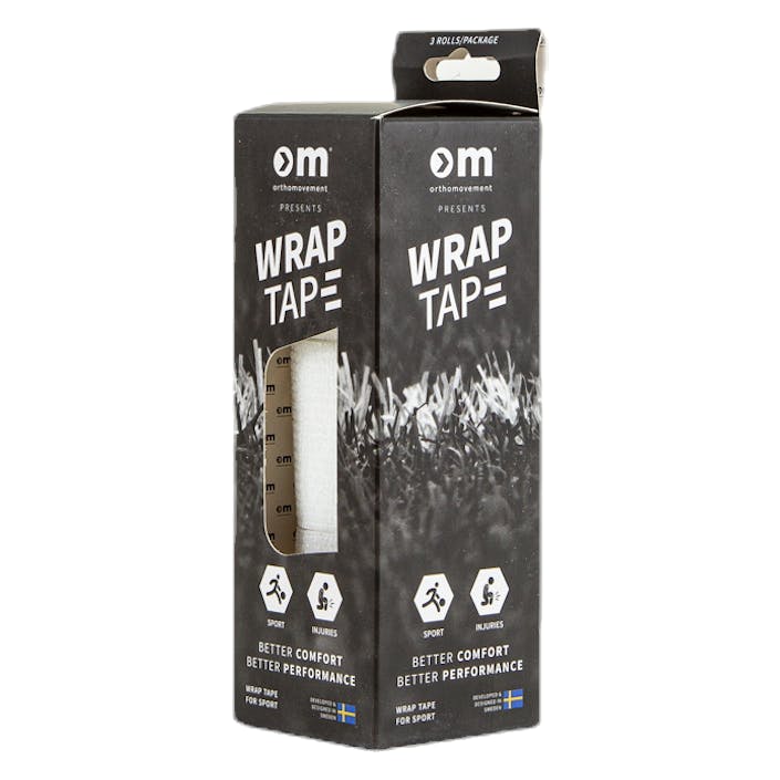 Wrap Tape 5CM/4,5M x3 White, Unisex, varusteet, Suojaus, Juoksu, Valkoinen, ONESIZE
