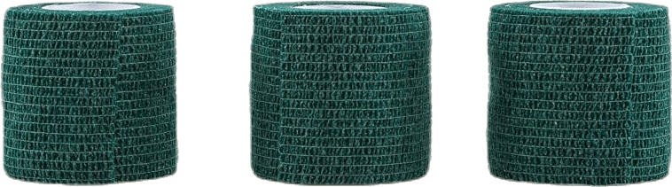 Wrap Tape 5CM/4,5M x3 Green, Unisex, Equipment, Protective gear, Running, Green, ONESIZE