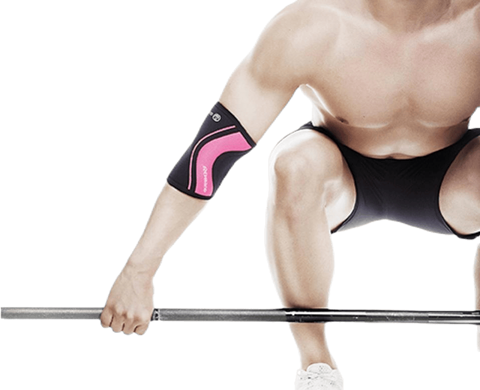 Rx Elbow Support 5 mm Pink/Black - Bild 4