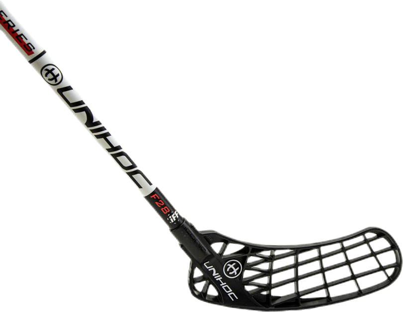Iconic Composite FL 96 cm Flex 28 White/Black, Unisex, Utrustning, leksaker och spel, Innebandy, Vit/Svart, Right